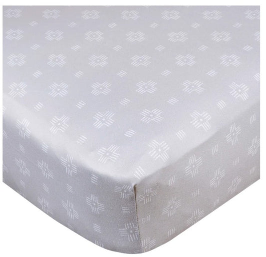 2-Pack Baby Neutral Animal Geo Crib Sheet