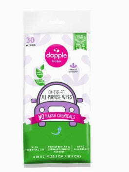 Dapple On the Go Wipes, Lavender, 30ct