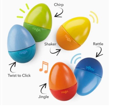 Fun with Sounds Wooden Eggs – Sensory Toys