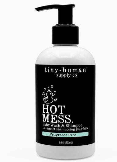 Hot Mess™ Shampoo and Baby Wash 8oz - Fragrance Free
