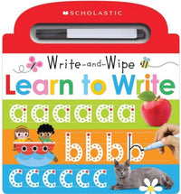 Learn to Write: Scholastic Early Learners (Write and Wipe) 